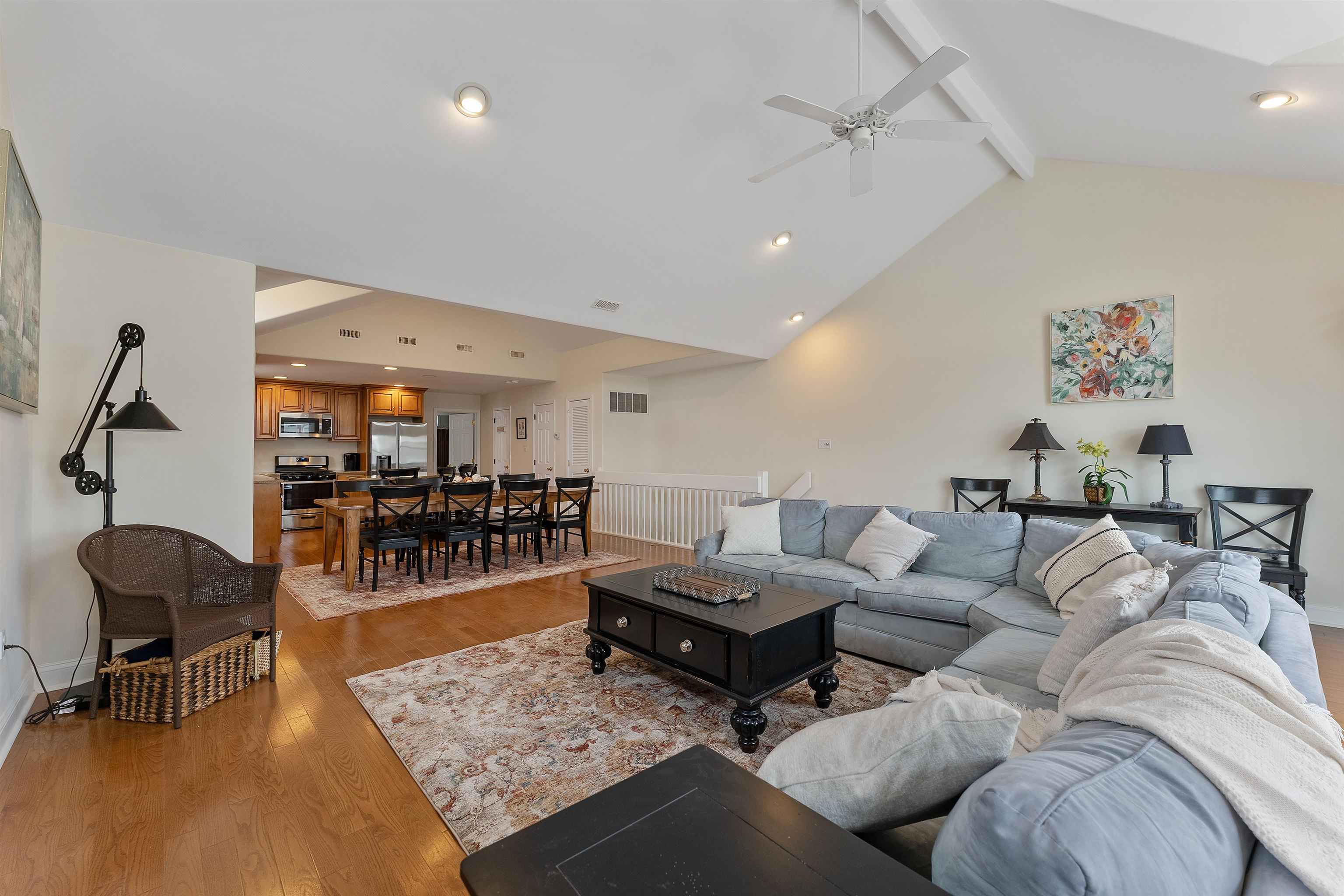 33 74th Street, Unit WEST Sea Isle City, NJ 08243 - Photo 6 of 48 a living room with furniture and wooden floor