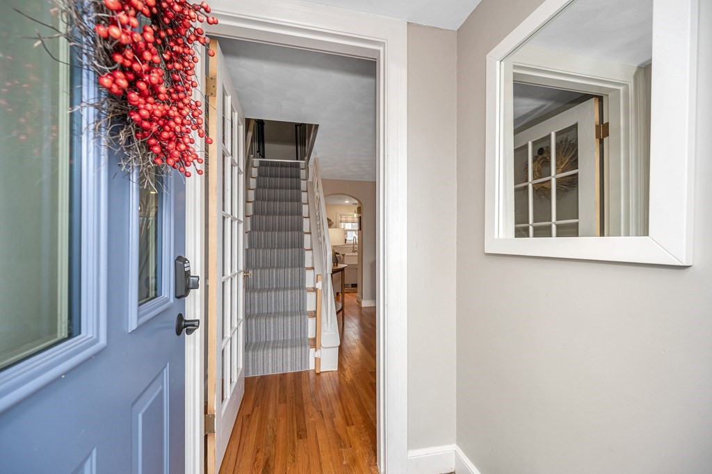 19 Curtis Road Saugus, MA 01906 - Photo 3 of 36 a view of a wooden door of the house