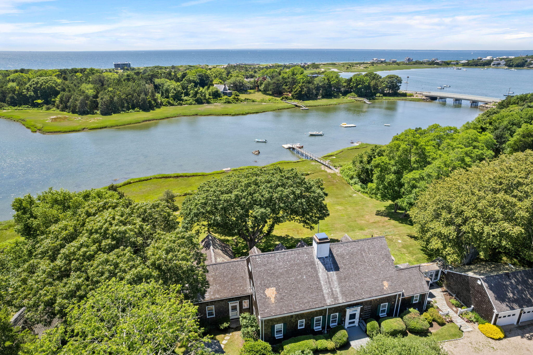 32 Chapoquoit Road Falmouth, MA 02540 - Photo 11 of 50 Close up aerial (without pool)