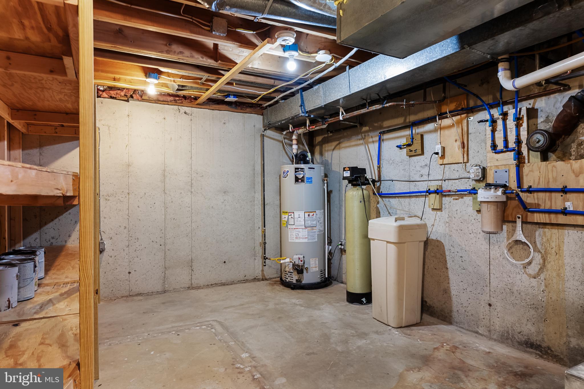 217 Forked Neck Road Shamong, NJ 08088 - Photo 31 of 35 Unfinished space in BM-water treatment, HWH,Heater