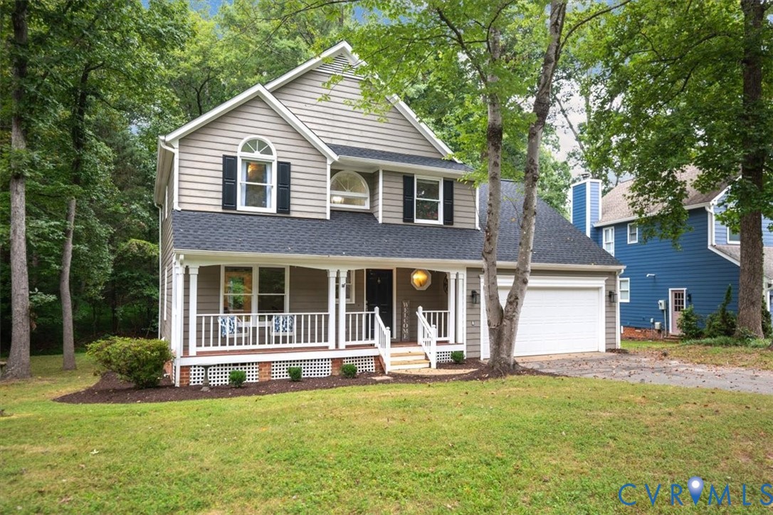 5506 Windy Ridge Terrace Midlothian, VA 23112 - Photo 43 of 50 a view of a house with a yard and plants