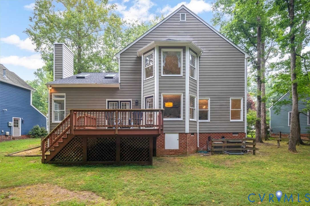 5506 Windy Ridge Terrace Midlothian, VA 23112 - Photo 49 of 50 a view of a house with a yard