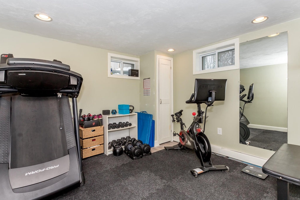 74 Cedarcrest Road Canton, MA 02021 - Photo 26 of 28 a view of a room with gym equipment