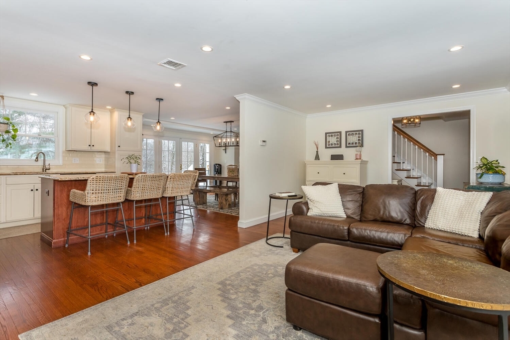 74 Cedarcrest Road Canton, MA 02021 - Photo 6 of 28 a living room with furniture and wooden floor