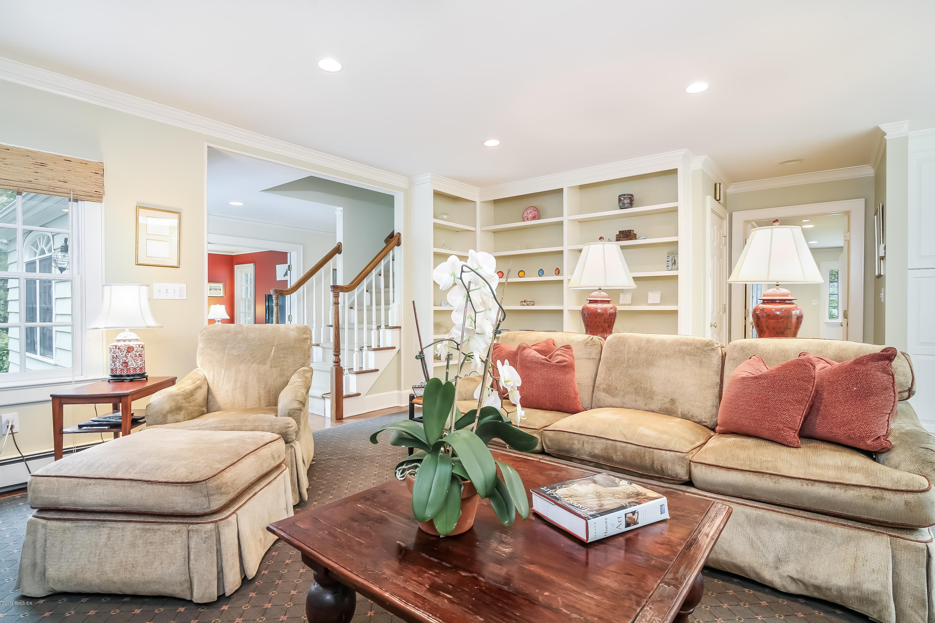 219 Riverside Avenue Riverside, CT 06878 - Photo 13 of 40 a living room with furniture and a large window