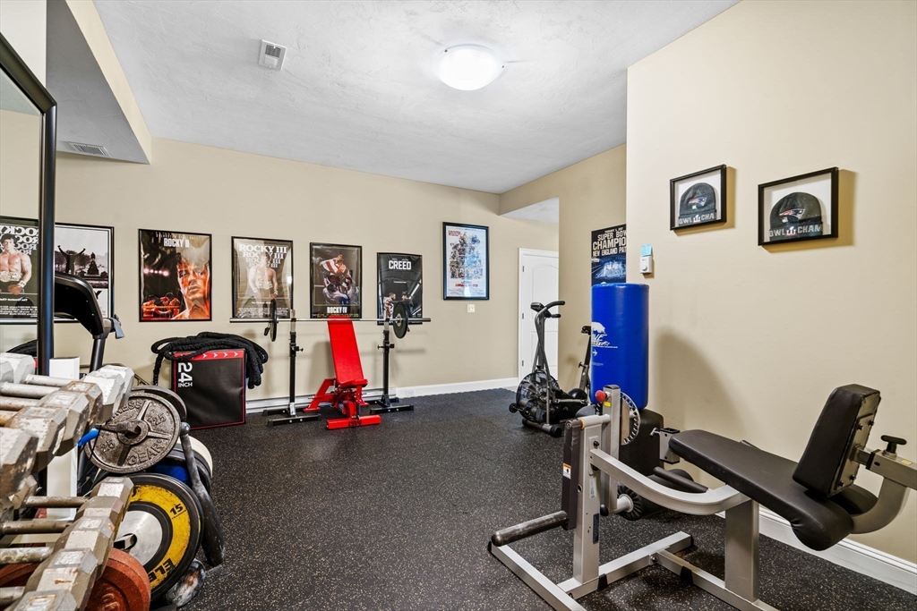17 Applegate Road Medway, MA 02053 - Photo 34 of 42 a view of a room with gym equipment