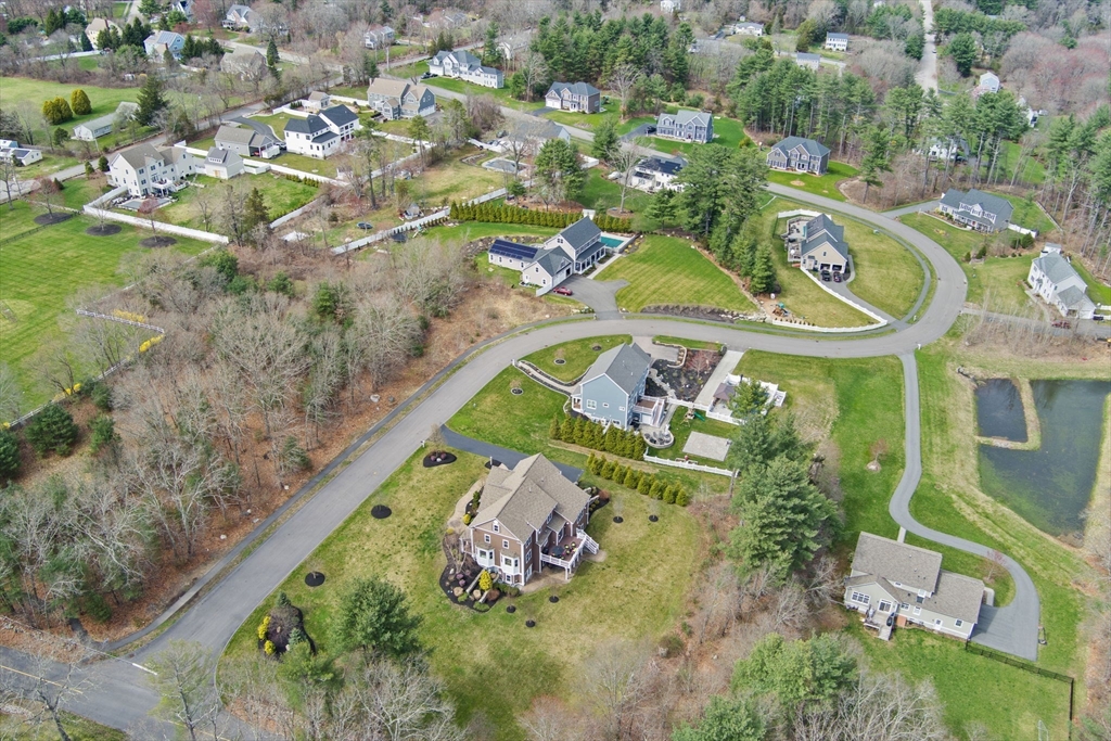 17 Applegate Road Medway, MA 02053 - Photo 42 of 42 an aerial view of a house with a yard and greenery