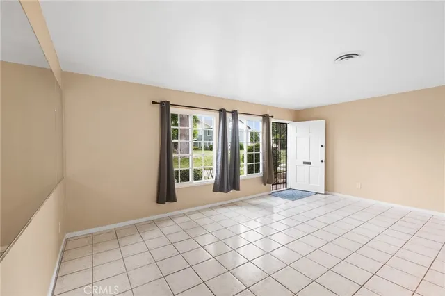 a view of an empty room with window