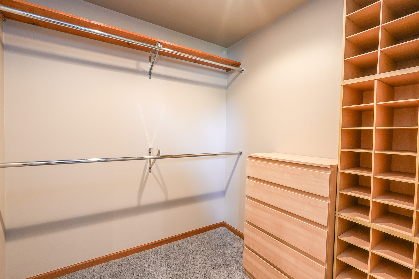 1135 Eagle Circle Bourbonnais, IL 60914 - Photo 24 of 36 a view of walk in closet with empty racks