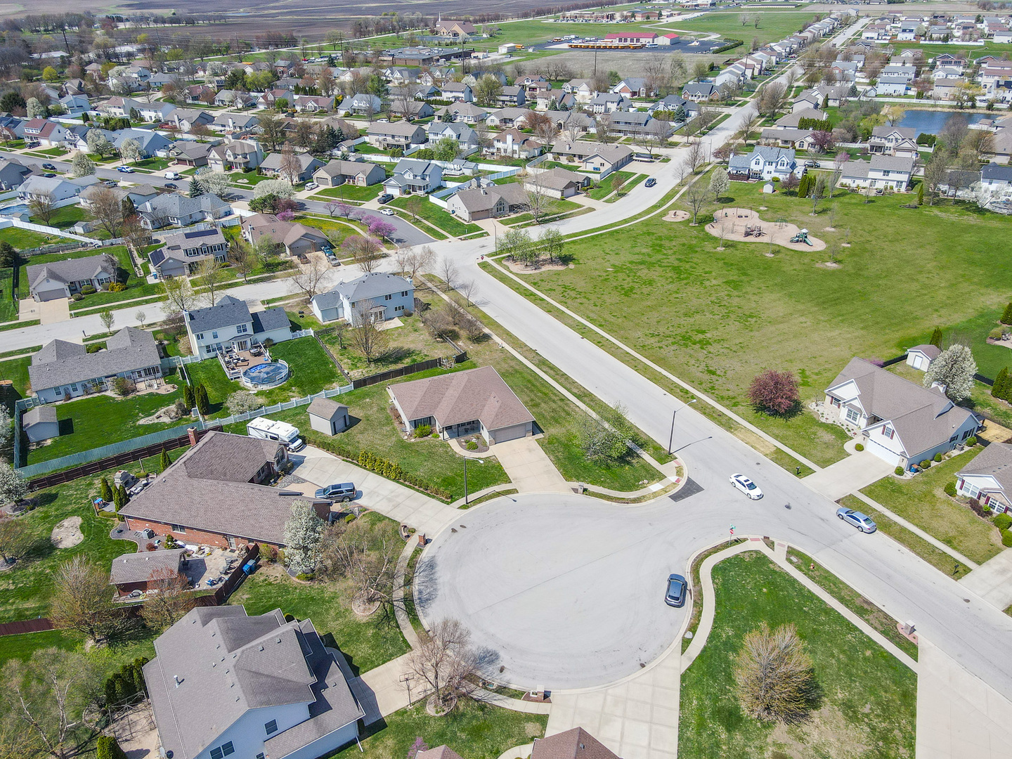 1135 Eagle Circle Bourbonnais, IL 60914 - Photo 4 of 36 an aerial view of residential houses with outdoor space