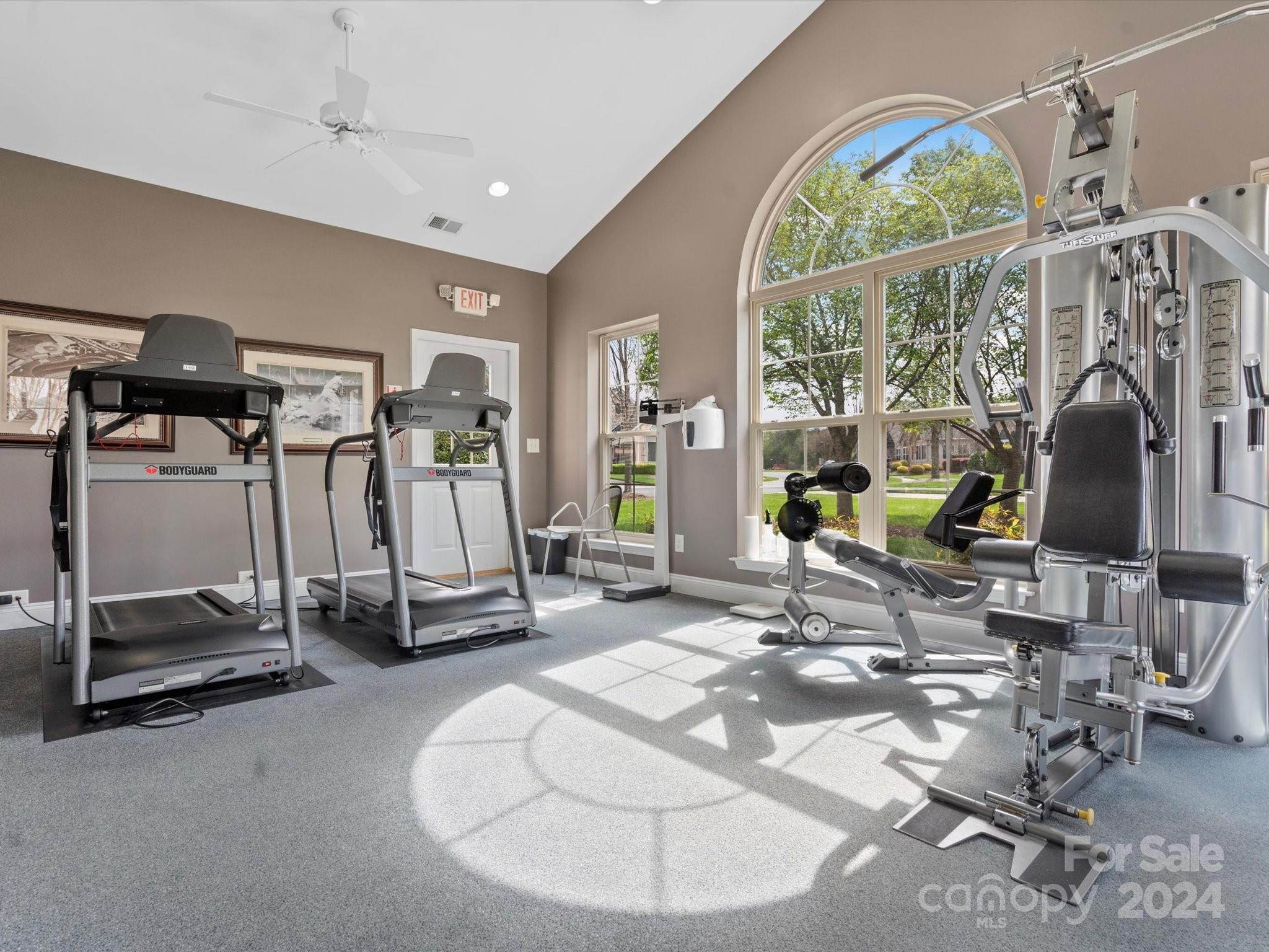 707 Ledgestone Court Fort Mill, SC 29708 - Photo 40 of 40 a view of a room with gym equipment