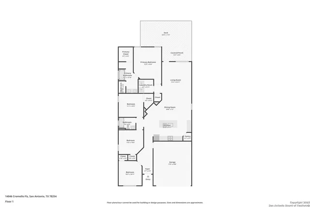 $1,900 | 14046 Cremello Falls, San Antonio, TX 78254