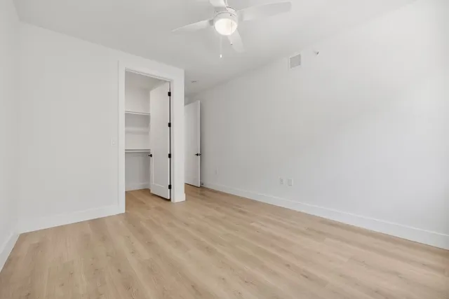 wooden floor in an empty room