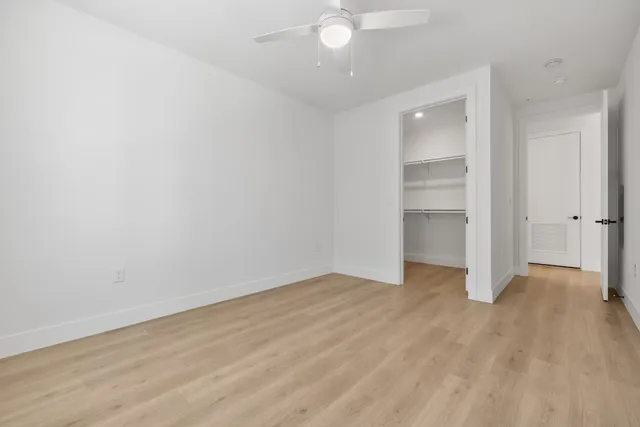 wooden floor in an empty room