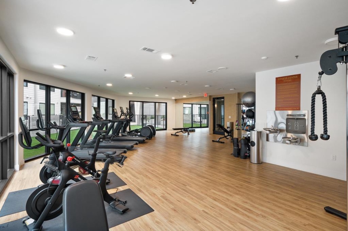 1701 Simond Avenue, Unit 208 Austin, TX 78723 - Photo 27 of 30 a view of a room with gym equipment