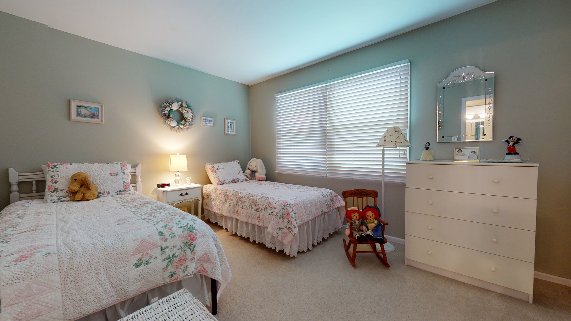 101 Stonegate Road Buffalo Grove, IL 60089 - Photo 14 of 18 a bedroom with two beds and a desk