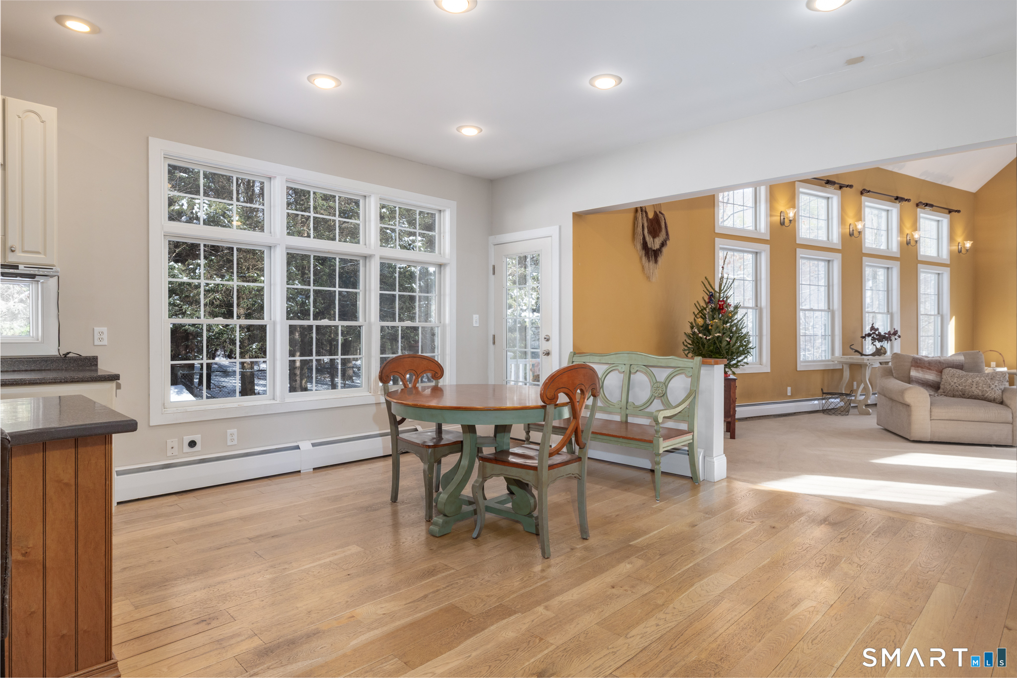 40 Warner Road Barkhamsted, CT 06063 - Photo 7 of 35 a living room with furniture and a large window