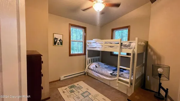 a room with furniture and window
