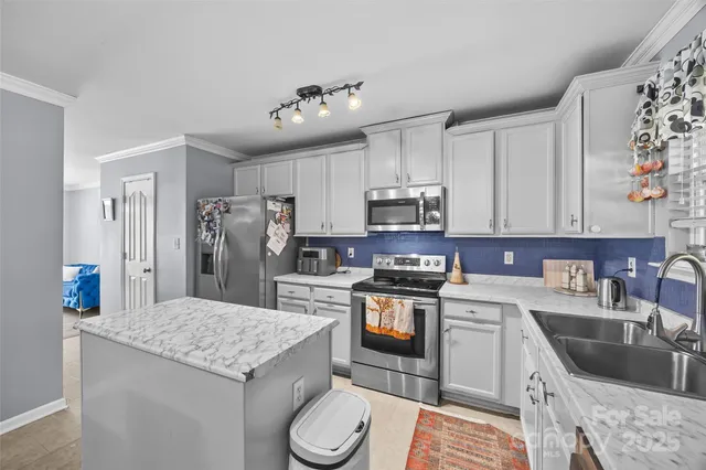 a view of a kitchen area