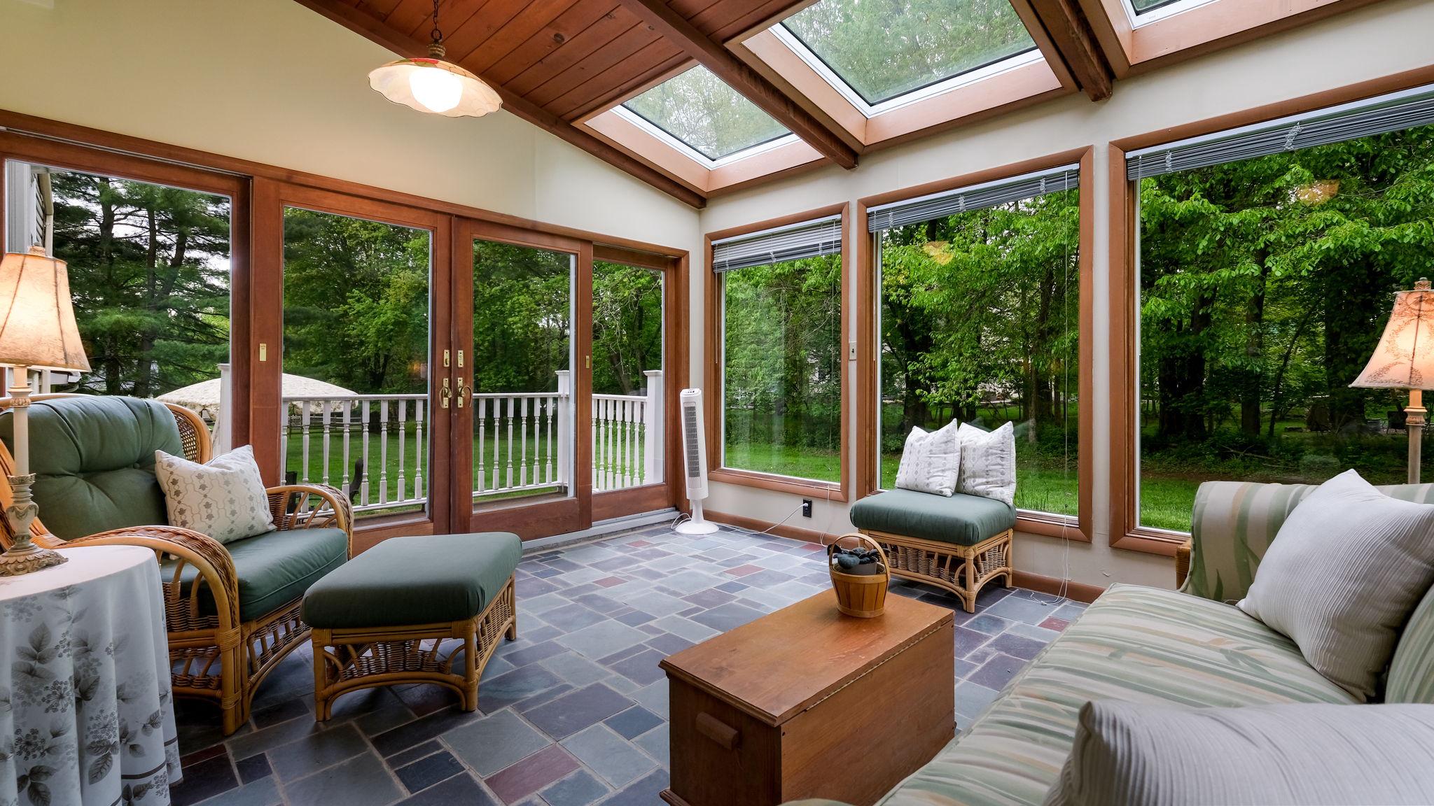 816 Warren Road Ambler, PA 19002 - Photo 22 of 51 Sunroom off breakfast/kitchen area