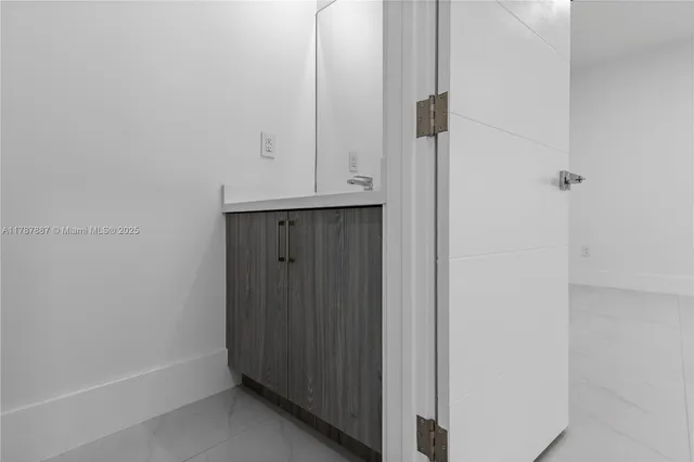 a view of room with hallway