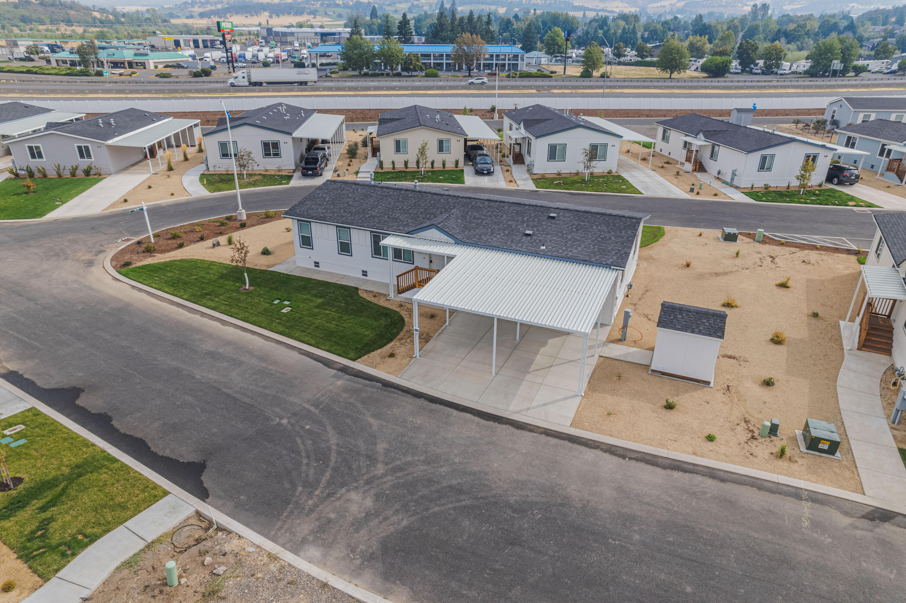 300 Luman Road, Unit 163 Phoenix, OR 97535 - Photo 23 of 34 Oak Ridge Estates #163 Drone Pic