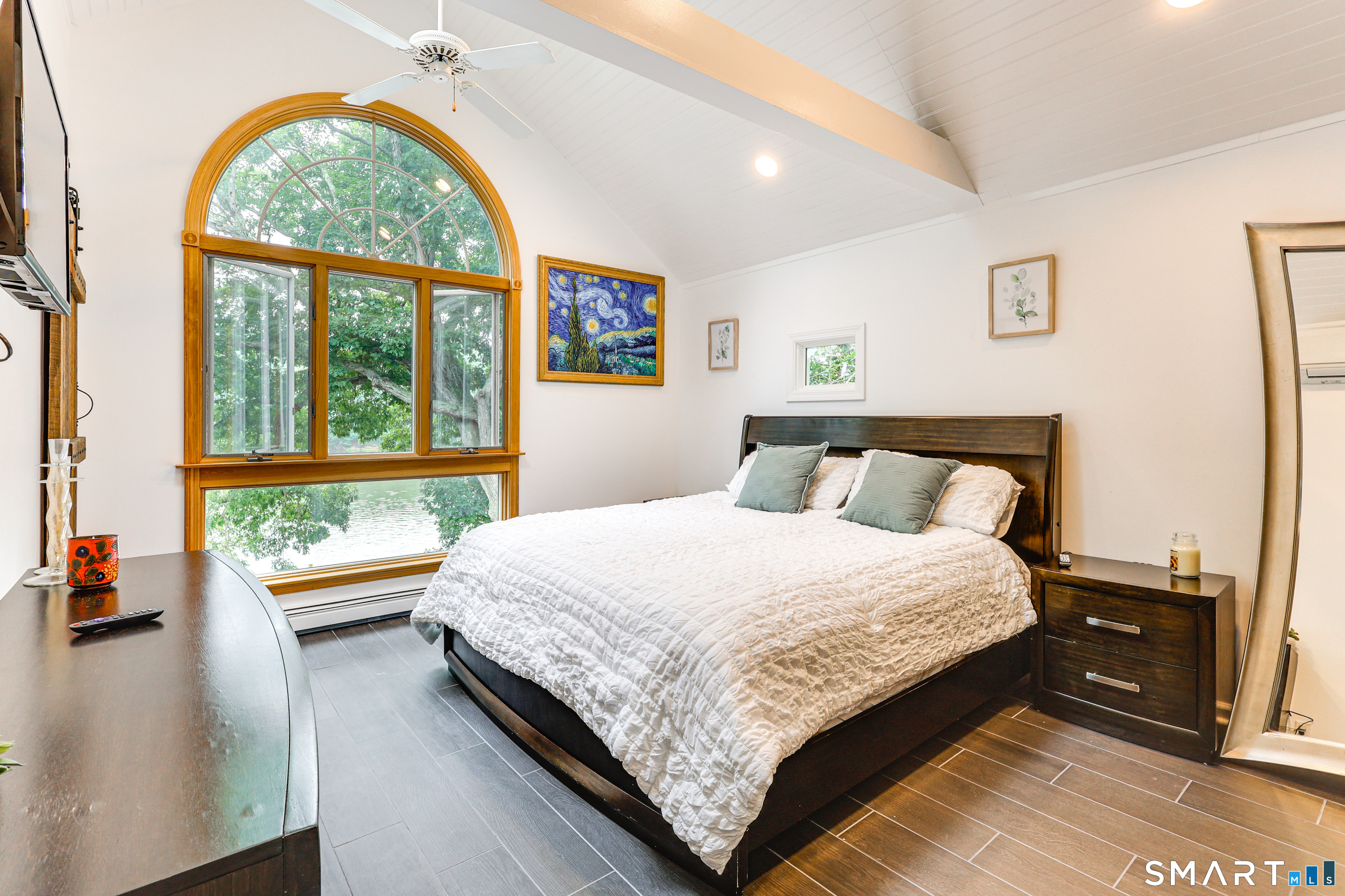 11 Stanton Street Waterford, CT 06385 - Photo 23 of 40 a bedroom with a bed and a large window