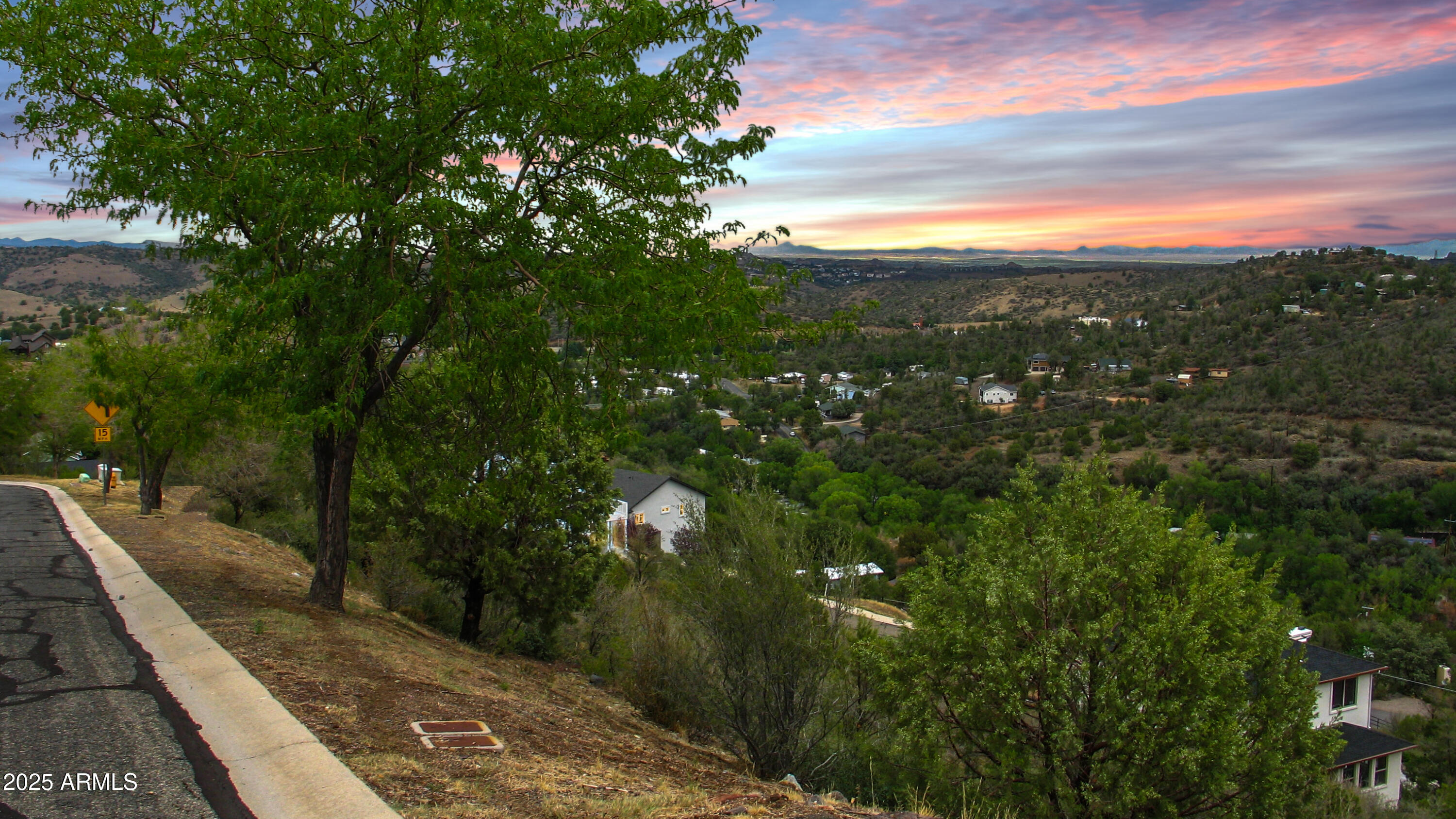 a view of a city street