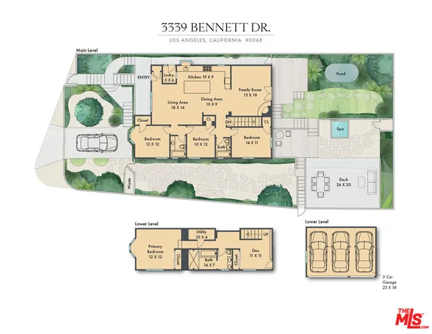 $1,975,000 | 3339 Bennett Drive, Los Angeles, CA 90068