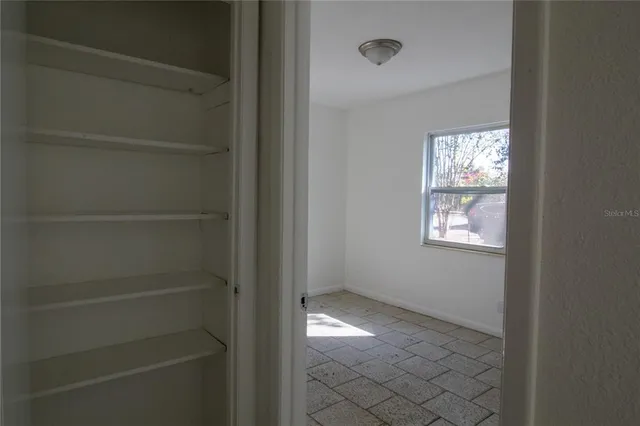 a view of empty room