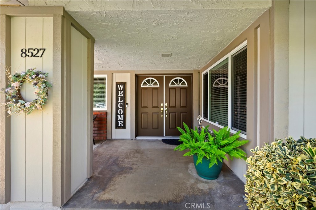 8527 Hillside Road Rancho Cucamonga, CA 91701 - Photo 5 of 50 a view of a entryway door front of house
