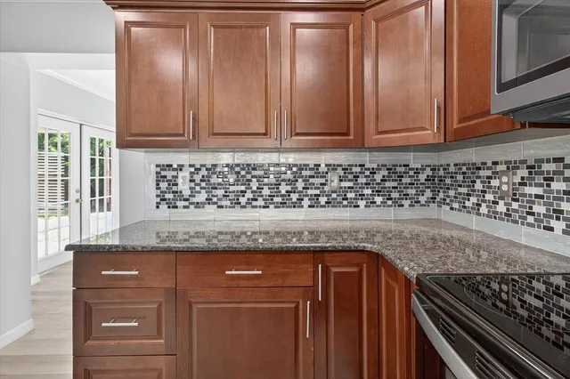 an empty room and closet area