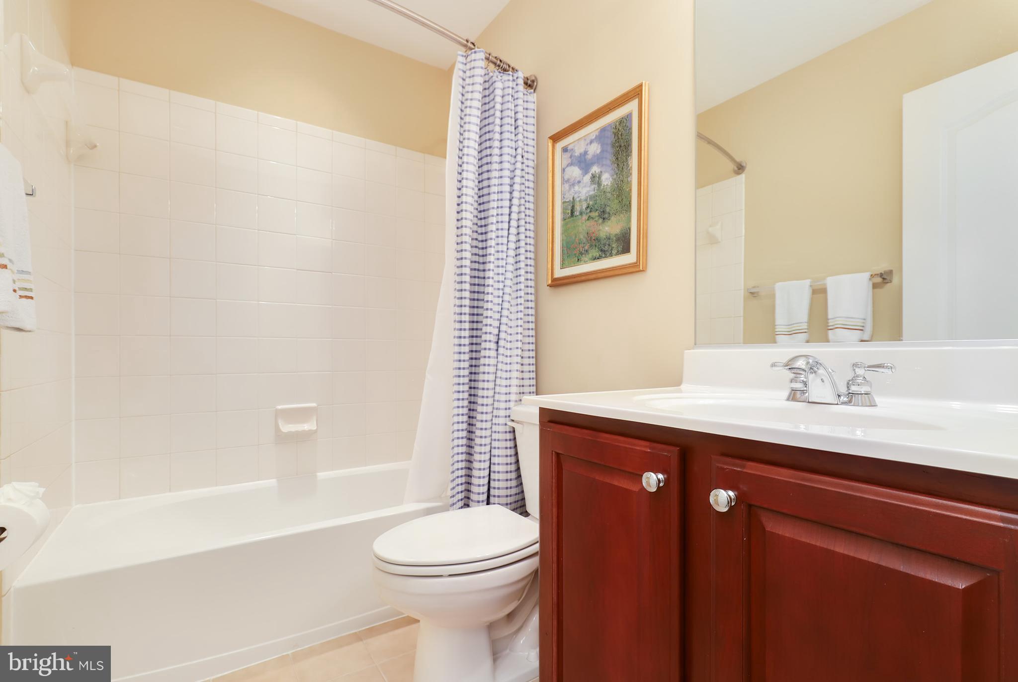 6905 Ironbridge Lane Laurel, MD 20707 - Photo 17 of 30 a bathroom with a sink a toilet and shower