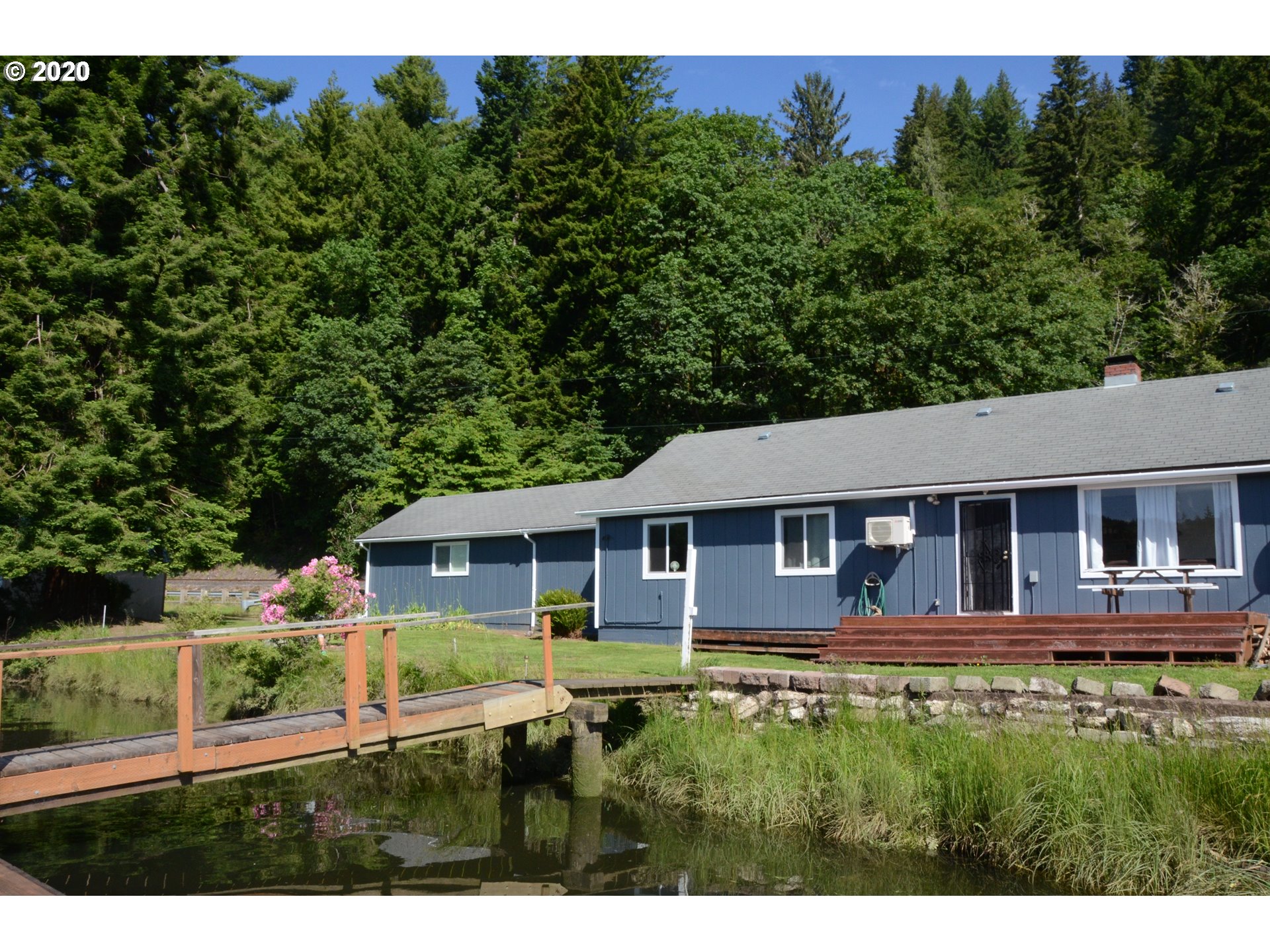 8040 Highway 126 Florence, OR 97439 - Photo 2 of 27 a aerial view of a house with a yard