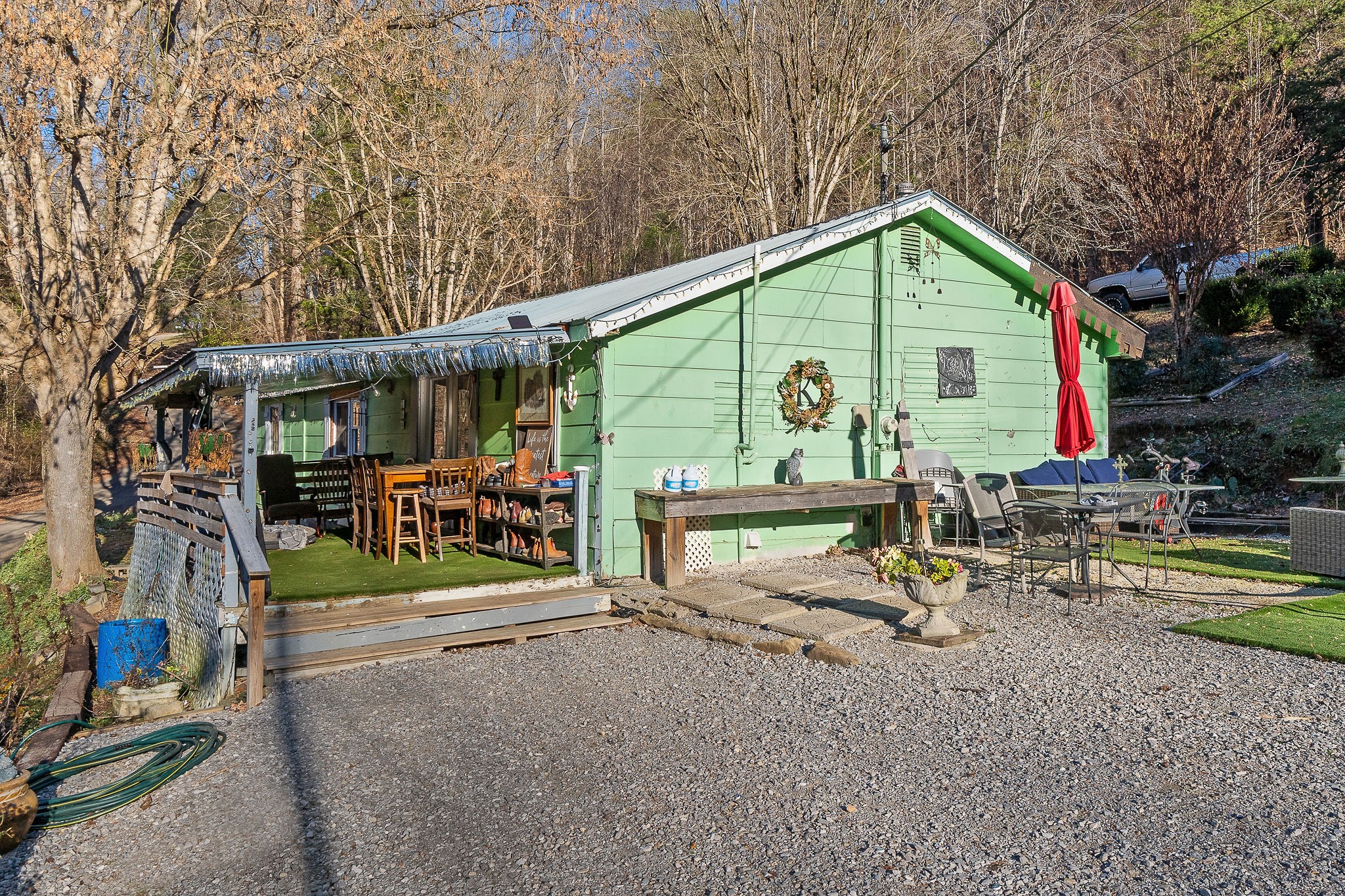 2184 Hyder Mountain Road Cookeville, TN 38506 - Photo 23 of 33 a view of outdoor space with deck and garden