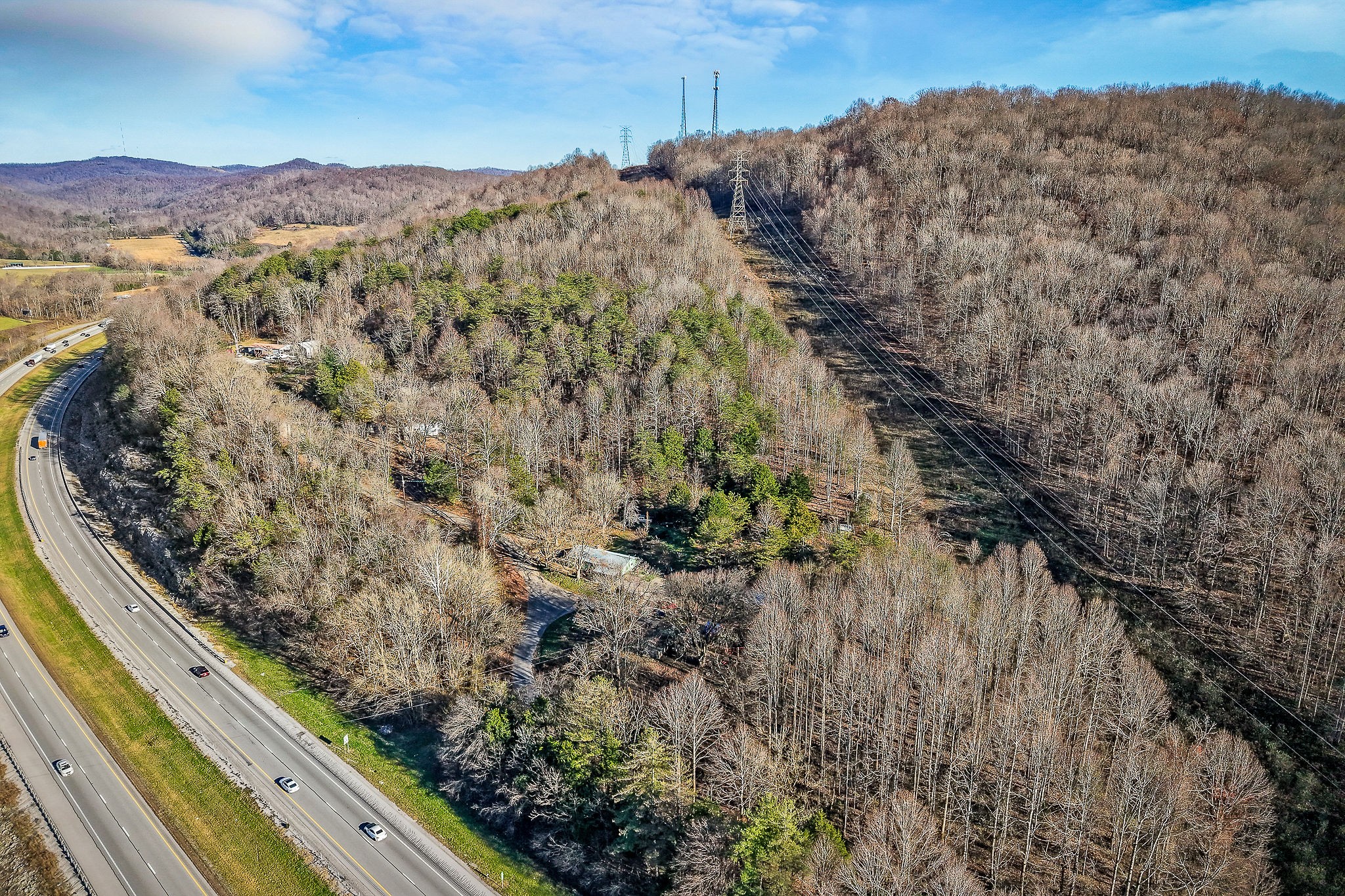 2184 Hyder Mountain Road Cookeville, TN 38506 - Photo 30 of 33 a view of a forest with a mountain