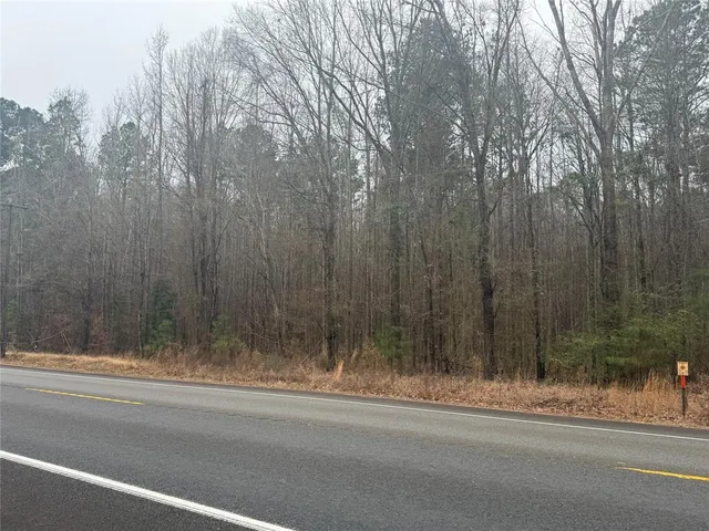 a view of a road next to a road
