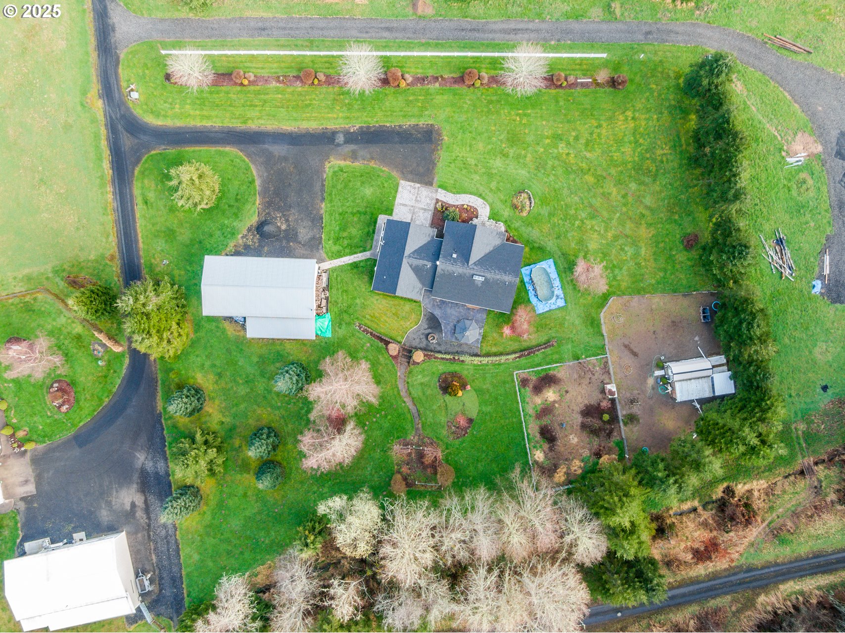 23 Elk Ridge Drive Cathlamet, WA 98612 - Photo 46 of 46 an aerial view of a house with a garden