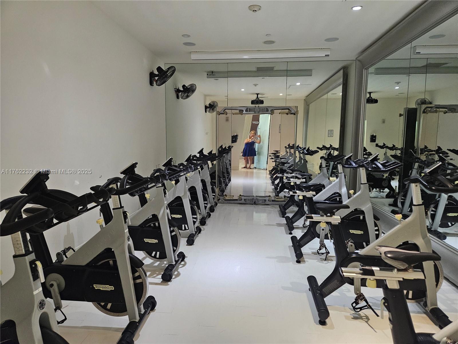 495 Brickell Avenue, Unit 4907 Miami, FL 33131 - Photo 57 of 65 a view of a room with gym equipment