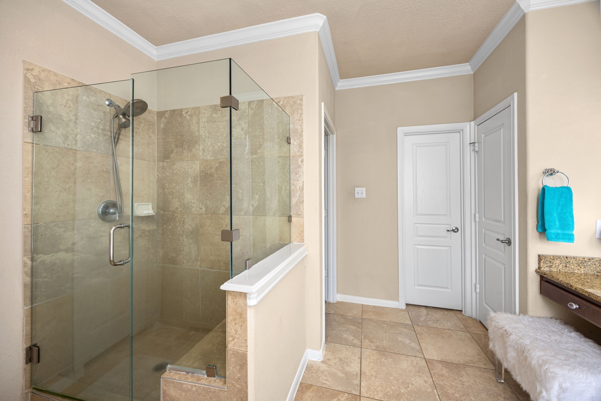 4402 Eden Point Lane Katy, TX 77494 - Photo 20 of 43 a bathroom with a shower and a sink