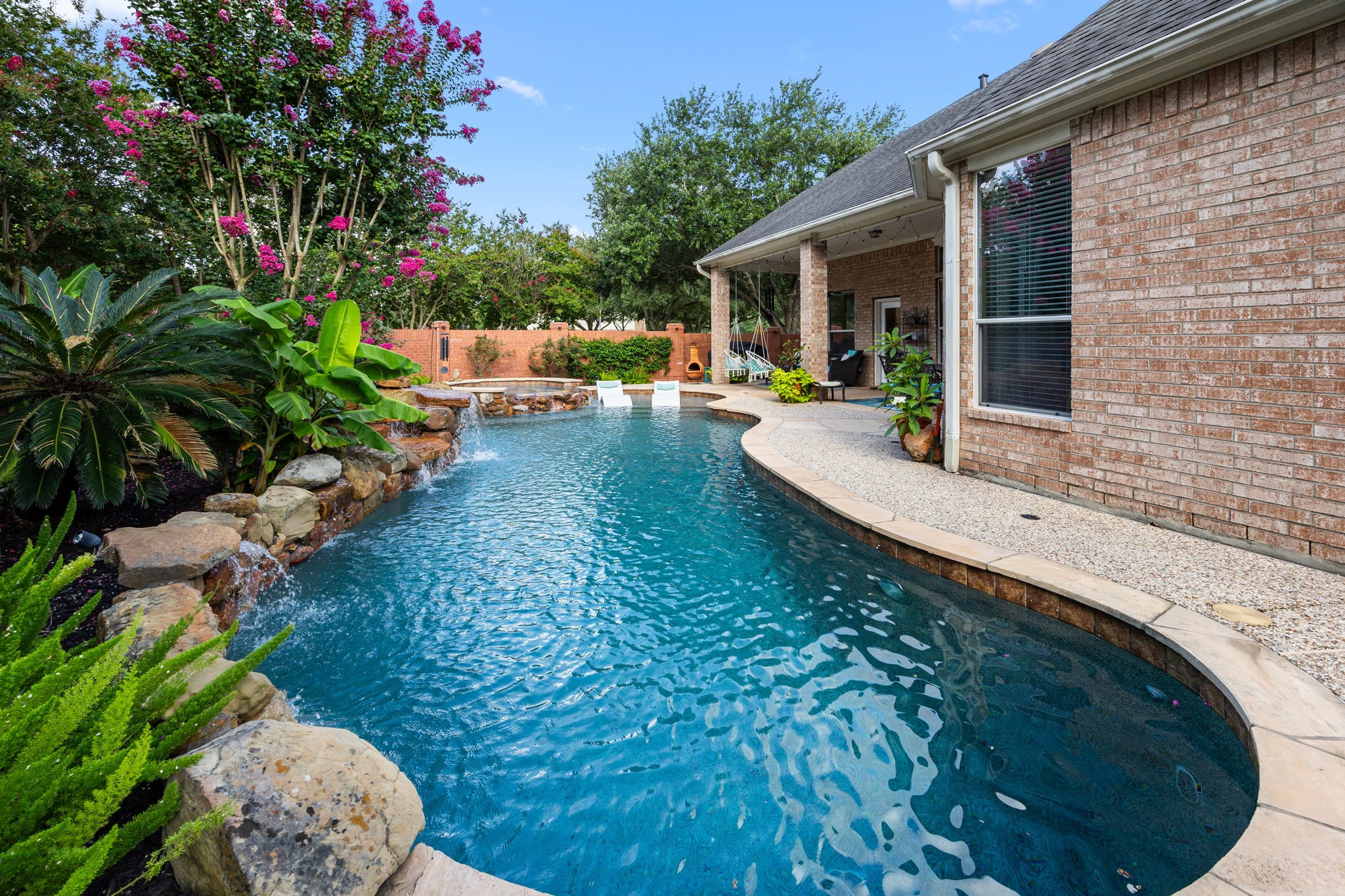 4402 Eden Point Lane Katy, TX 77494 - Photo 3 of 43 a view of an house with backyard space and garden