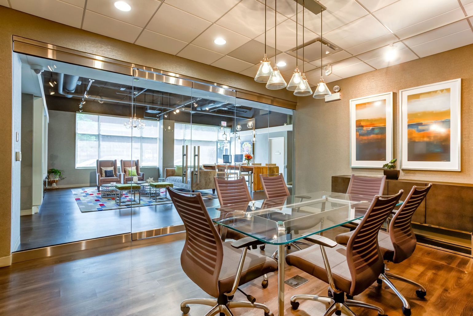 1222 West Madison Street, Unit 501 Chicago, IL 60607 - Photo 11 of 24 a view of a dining room with furniture window and wooden floor