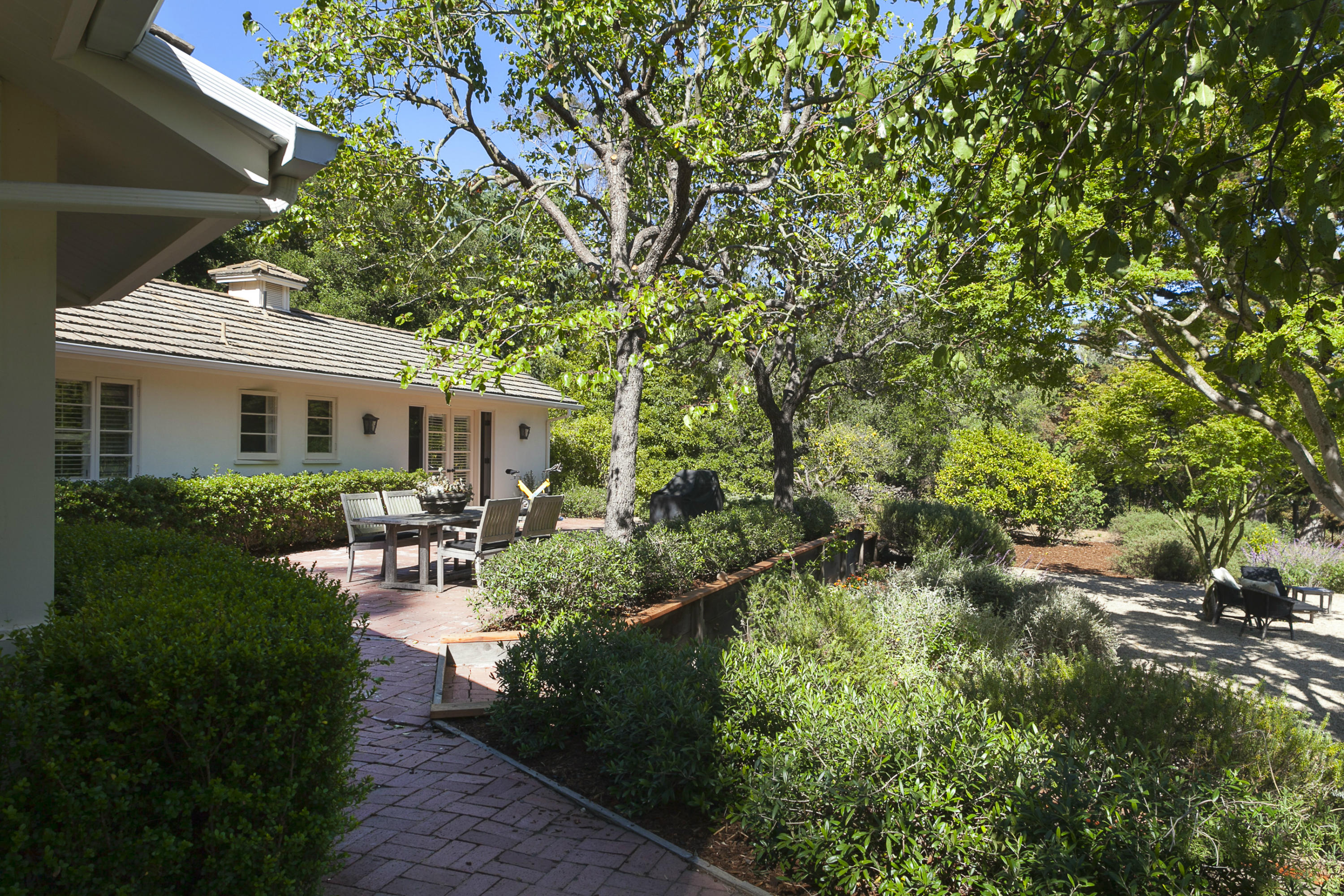 1381 East Valley Road Montecito, CA 93108 - Photo 12 of 13 a view of backyard of house with green space