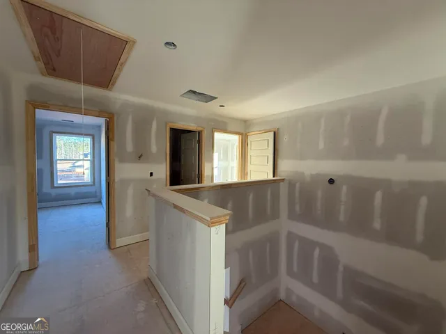 a view of an empty room