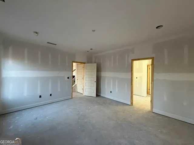 a view of an empty room