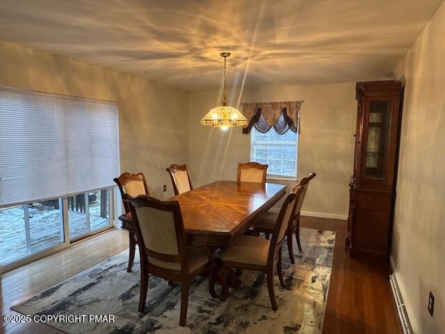 262 Overland Drive Long Pond, PA 18334 - Photo 3 of 27 a view of a dining room with furniture and wooden floor