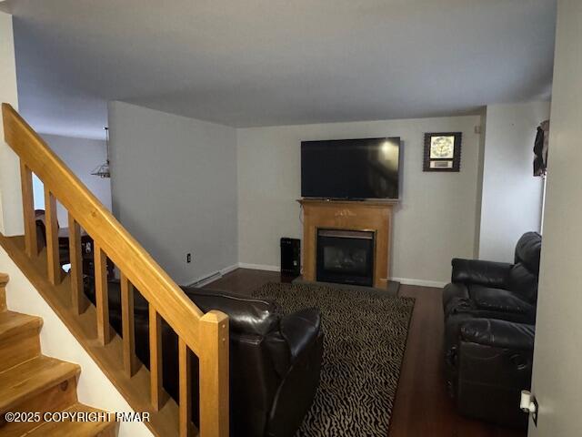 262 Overland Drive Long Pond, PA 18334 - Photo 5 of 27 a living room with furniture and a flat screen tv