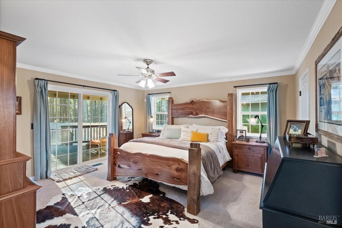 5701 Ridgewood Road Willits, CA 95490 - Photo 36 of 84 Main level primary bedroom.