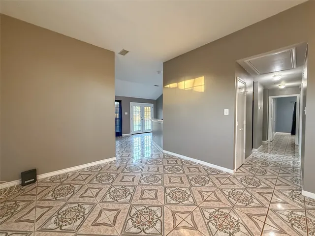 a view of empty room