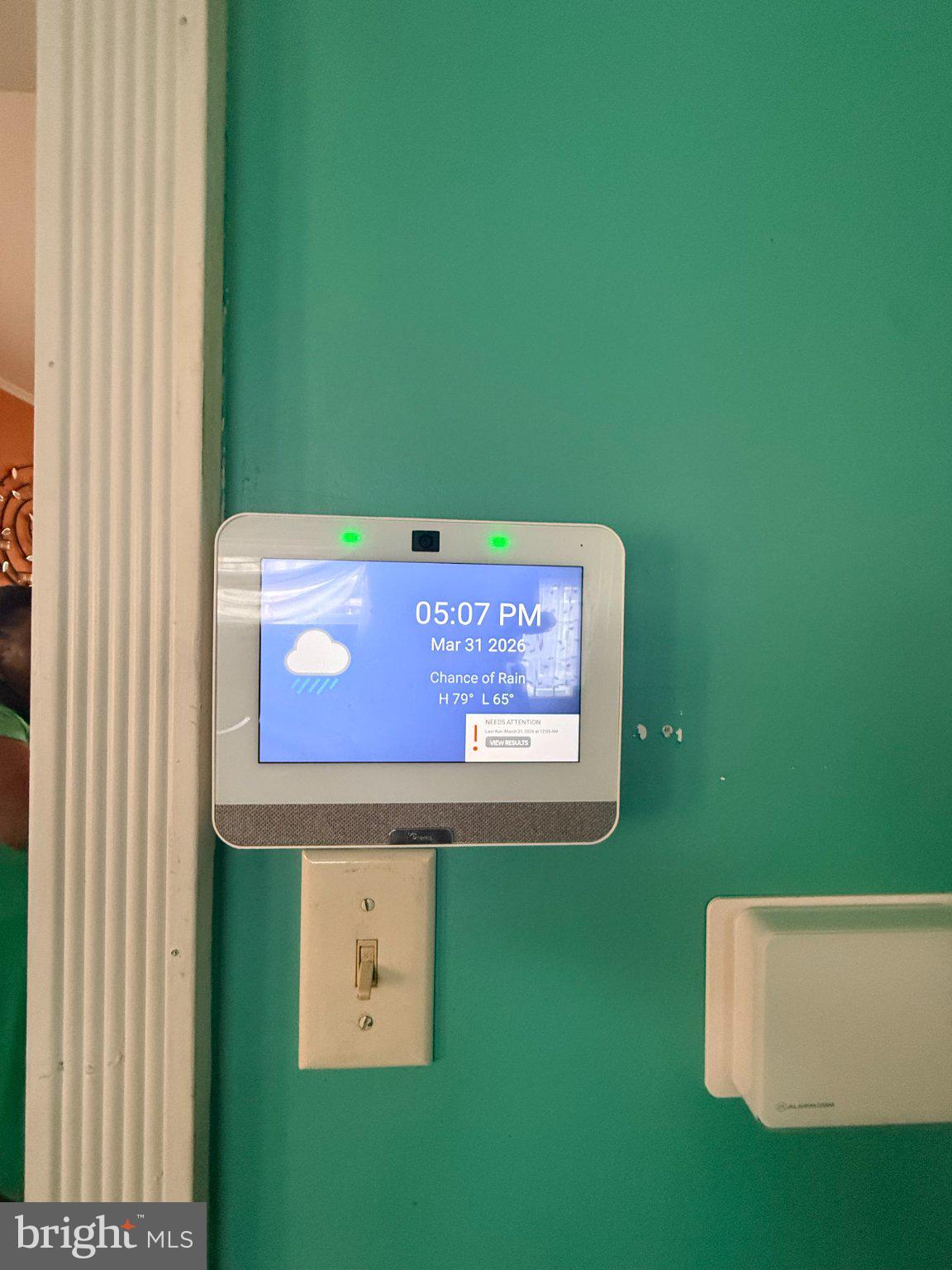 4027 Vernon Road Drexel Hill, PA 19026 - Photo 15 of 19 Smart home hub on vibrant wall.